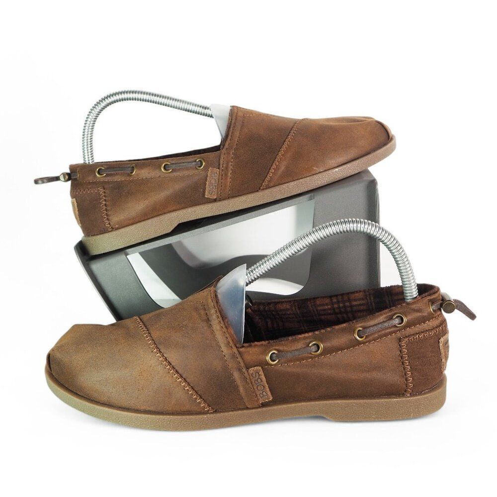 BOBS by Skechers Chill Lugs Urban Spell Slip-on Shoes Brown 33731 Women's 9